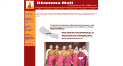 Desktop Screenshot of dhammamoli.org